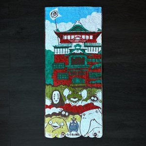 Studio Ghibli Spirited Away 31" x 13.5" Bathhouse Cotton Face Towel Body No Face